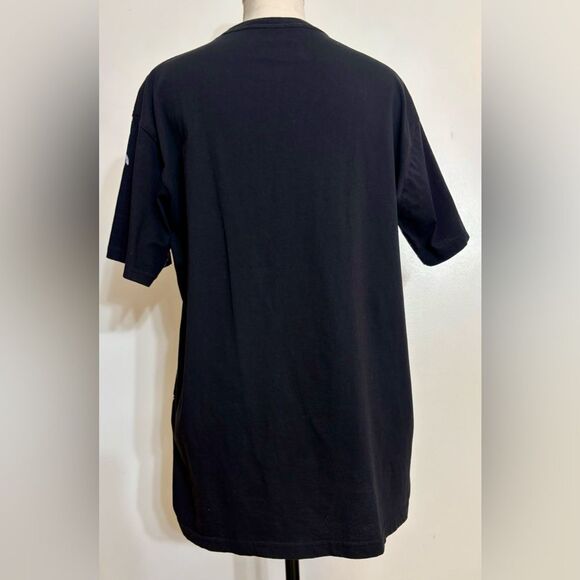 Y2K Vintage Lip Service Logo Print Men’s T-Shirt SZ L - Picture 2 of 7